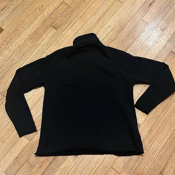Frank & Eileen PATRICK Popover Henley TRIPLE FLEECE Black NWOT - Picture 7 of 16